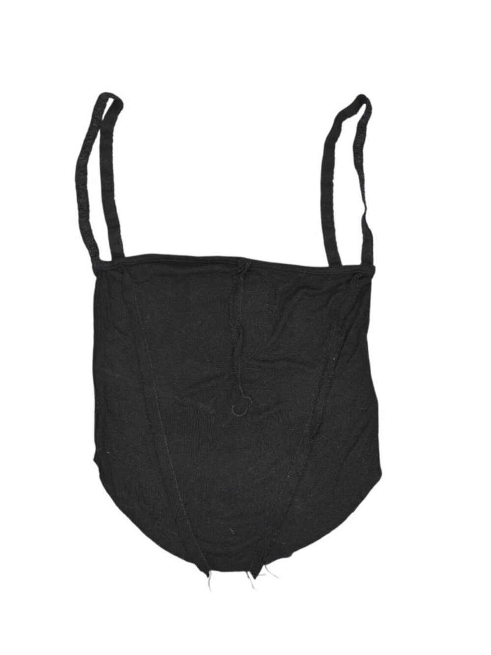 Sami Miro Vintage V Cut Jersey Tank Top in Black